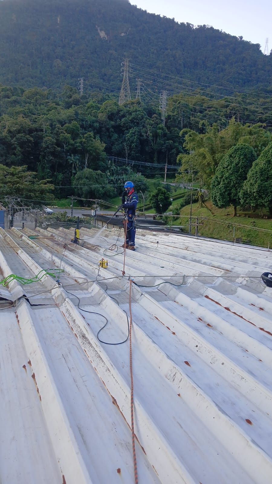 Jaquetamento de Alumínio em Tubulação de Vapor